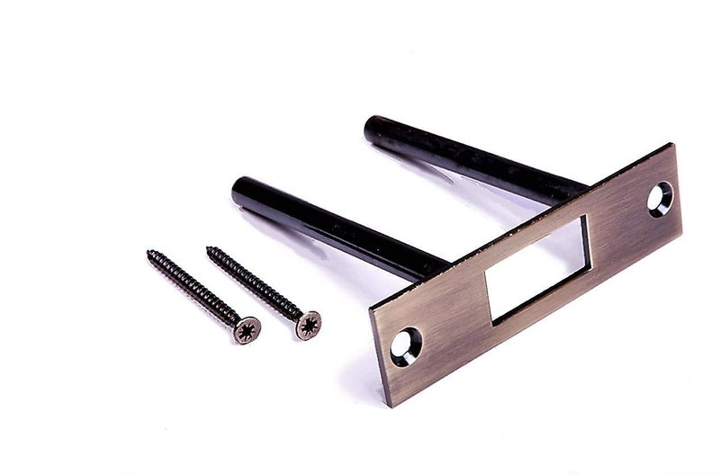 TUFF STRIKE Door Reinforcement Lock | Kick-Proof Deadbolt Strike Plate | Ultimate Home Security & Break-in Prevention | Strengthens Door Frame Against Forced Entry - Image 1